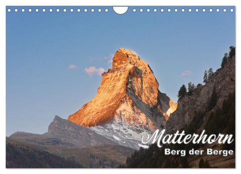 Matterhorn - Berg der Berge (Wandkalender 2026 DIN A4 quer), CALVENDO Monatskalender