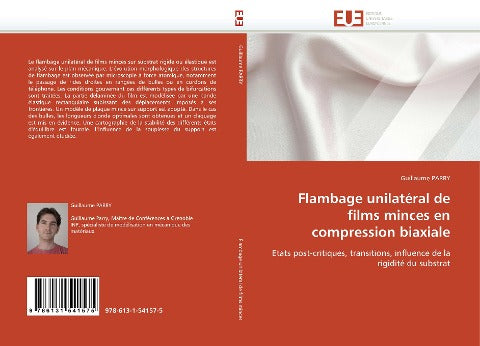 Flambage unilatéral de films minces en compression biaxiale