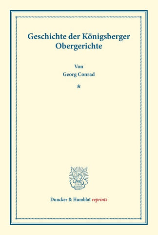Geschichte der Königsberger Obergerichte