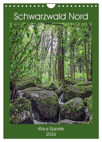 Schwarzwald Nord (Wandkalender 2026 DIN A4 hoch), CALVENDO Monatskalender