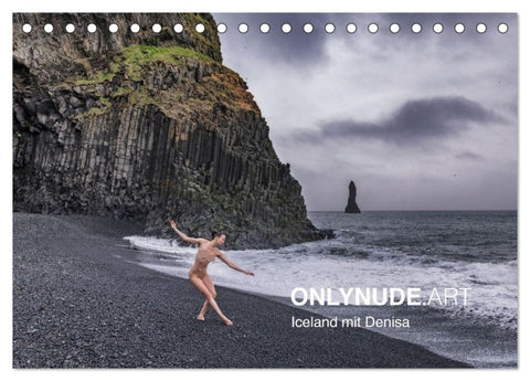ONLYNUDE.ART – Iceland mit Denisa (Tischkalender 2027 DIN A5 quer), CALVENDO Monatskalender