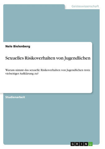 Sexuelles Risikoverhalten von Jugendlichen