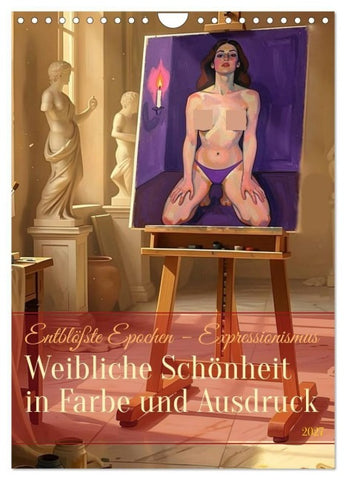 Entblößte Epochen – Expressionismus (Wandkalender 2027 DIN A4 hoch), CALVENDO Monatskalender