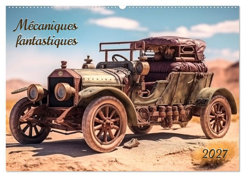 Mécaniques fantastiques (Calendrier mural 2027 DIN A2 vertical), CALVENDO calendrier mensuel