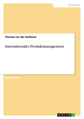 Internationales Produktmanagement