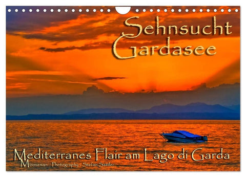Sehnsucht Gardasee - Mediterranes Flair am Lago di Garda (Wandkalender 2026 DIN A4 quer), CALVENDO Monatskalender