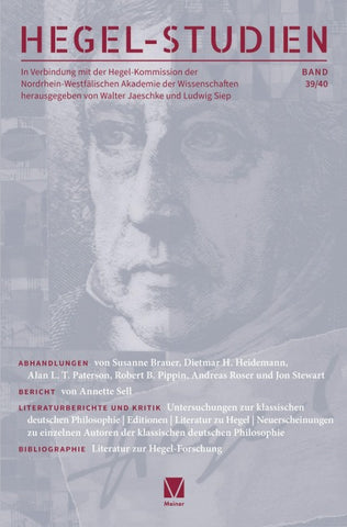 Hegel-Studien Band 39/40
