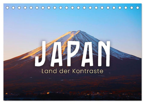 Japan - Land der Kontraste (Tischkalender 2027 DIN A5 quer), CALVENDO Monatskalender