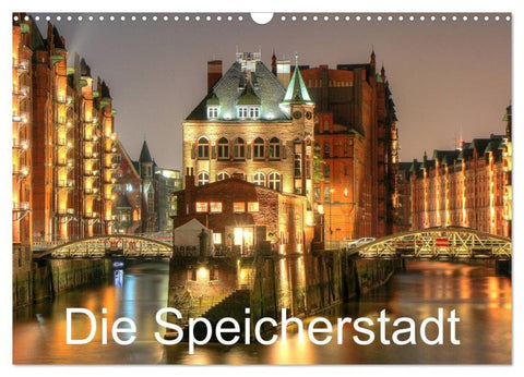 Die Speicherstadt (Wandkalender 2027 DIN A3 quer), CALVENDO Monatskalender