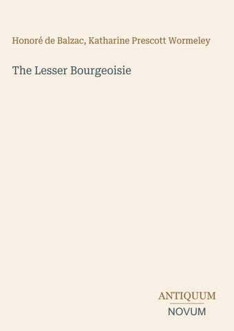 The Lesser Bourgeoisie