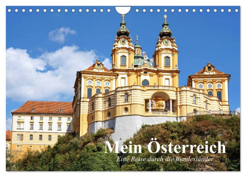 Mein Österreich. Eine Reise durch die Bundesländer (Wandkalender 2026 DIN A4 quer), CALVENDO Monatskalender
