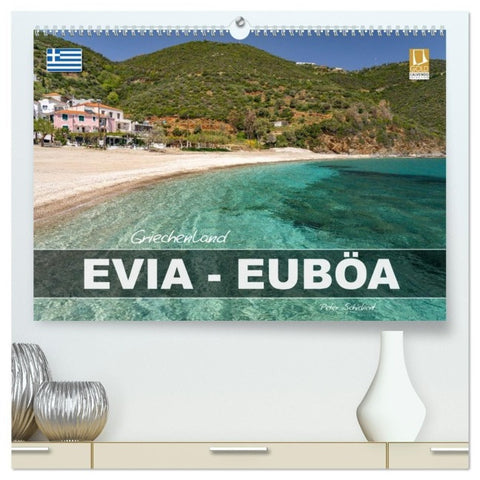 Griechenland - Euböa - Evia (hochwertiger Premium Wandkalender 2027 DIN A2 quer), Kunstdruck in Hochglanz