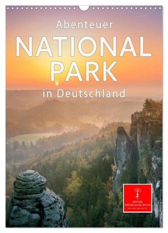 Abenteuer Nationalpark in Deutschland (Wandkalender 2027 DIN A3 hoch), CALVENDO Monatskalender