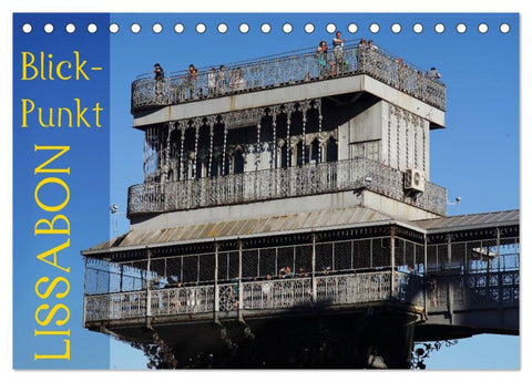 BlickPunkt Lissabon (Tischkalender 2026 DIN A5 quer), CALVENDO Monatskalender