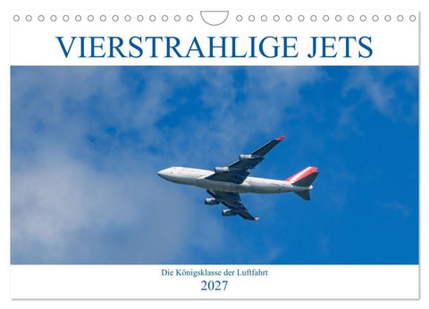 Vierstrahlige Jets (Wandkalender 2027 DIN A4 quer), CALVENDO Monatskalender