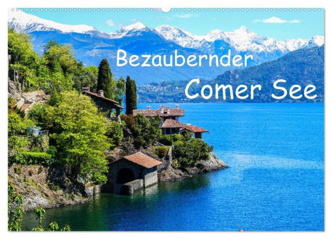 Bezaubernder Comer See (Wandkalender 2027 DIN A2 quer), CALVENDO Monatskalender