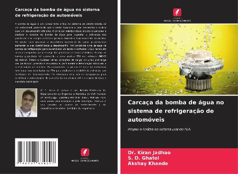 Carcaça da bomba de água no sistema de refrigeração de automóveis