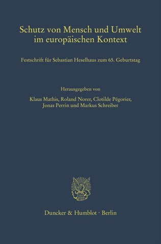 Schutz von Mensch und Umwelt im europäischen Kontext