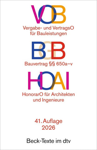 VOB / BGB / HOAI