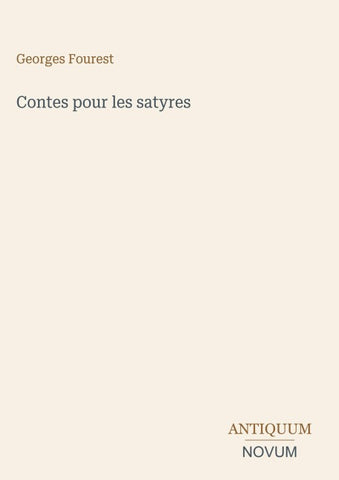 Contes pour les satyres