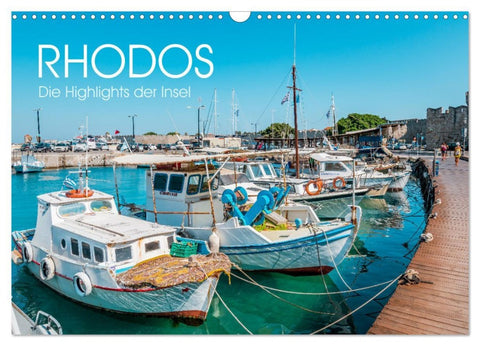 Rhodos - Die Highlights der Insel (Wandkalender 2026 DIN A3 quer), CALVENDO Monatskalender