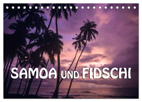 Samoa und Fidschi (Tischkalender 2027 DIN A5 quer), CALVENDO Monatskalender