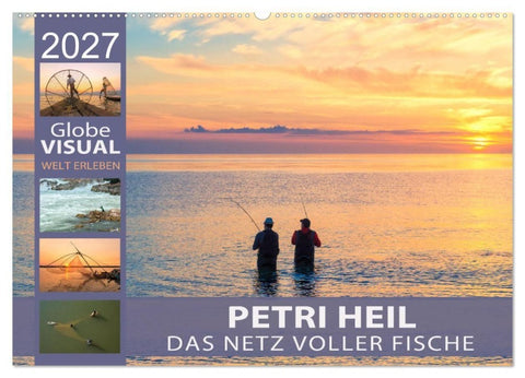 PETRI HEIL - Das Netz voller Fische (Wandkalender 2027 DIN A2 quer), CALVENDO Monatskalender