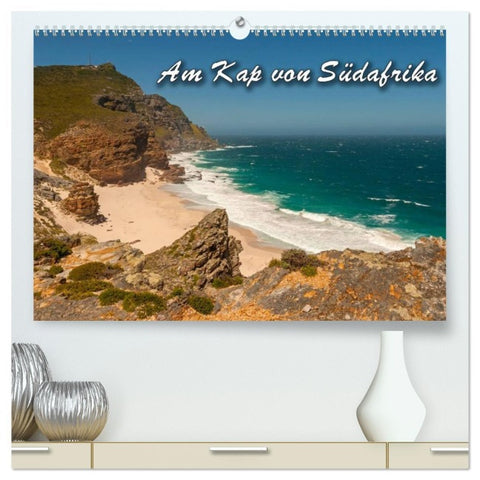 Am Kap von Südafrika (hochwertiger Premium Wandkalender 2026 DIN A2 quer), Kunstdruck in Hochglanz