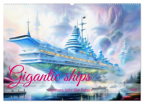 Gigantic ships - Journey into the future (Wall Calendar 2026 DIN A2 landscape), CALVENDO 12 Month Wall Calendar