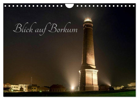 Blick auf Borkum (Wandkalender 2026 DIN A4 quer), CALVENDO Monatskalender