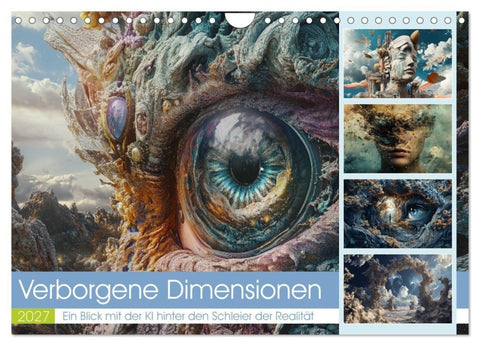 Verborgene Dimensionen (Wandkalender 2027 DIN A4 quer), CALVENDO Monatskalender