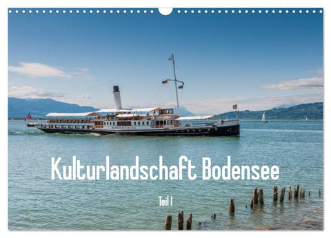 Kulturlandschaft Bodensee - Teil I (Wandkalender 2026 DIN A3 quer), CALVENDO Monatskalender