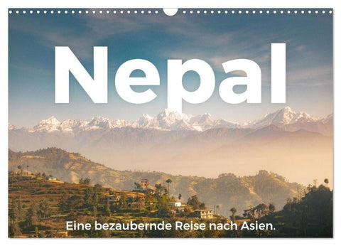 Nepal - Eine bezaubernde Reise nach Asien. (Wandkalender 2027 DIN A3 quer), CALVENDO Monatskalender