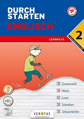 Durchstarten Englisch 2. Klasse Mittelschule/AHS Lernhilfe (mit Audio-CD)