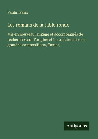 Les romans de la table ronde