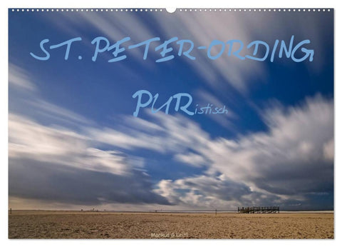 ST. PETER-ORDING PURistisch (Wandkalender 2026 DIN A2 quer), CALVENDO Monatskalender