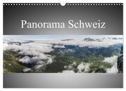 Panorama Schweiz (Wandkalender 2027 DIN A3 quer), CALVENDO Monatskalender