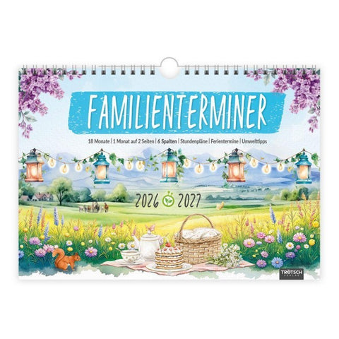 TRÖTSCH - Familienterminer Landgrüße für 18 Monate 2026/2027