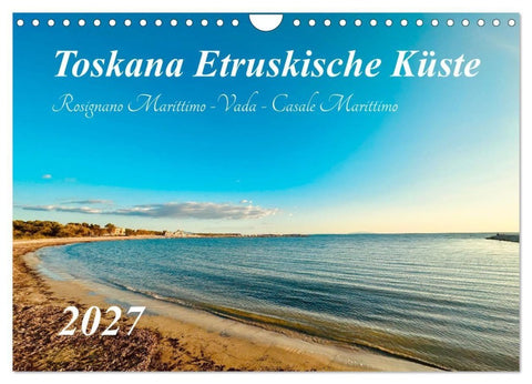 Toskana - Etruskische Küste (Wandkalender 2027 DIN A4 quer), CALVENDO Monatskalender