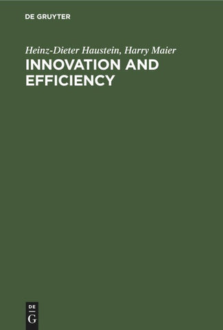 Innovation and Efficiency