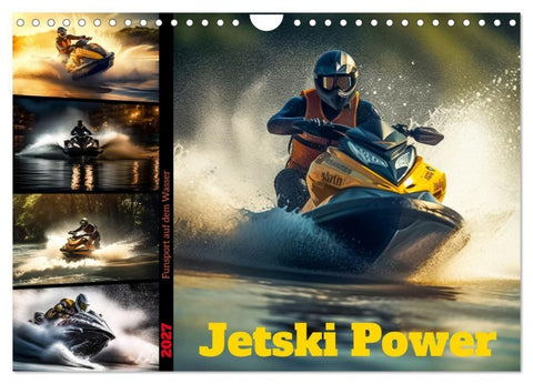 Jetski Power (Wandkalender 2027 DIN A4 quer), CALVENDO Monatskalender