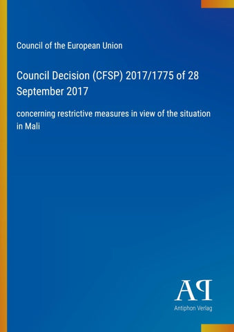 Council Decision (CFSP) 2017/1775 of 28 September 2017