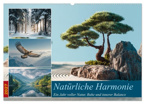 Natürliche Harmonie (Wandkalender 2027 DIN A2 quer), CALVENDO Monatskalender
