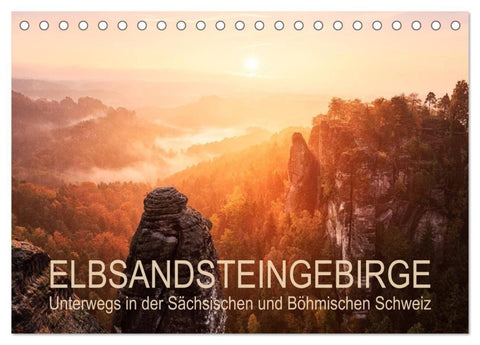 Elbsandsteingebirge: Unterwegs in der Sächsischen und Böhmischen Schweiz (Tischkalender 2027 DIN A5 quer), CALVENDO Monatskalender