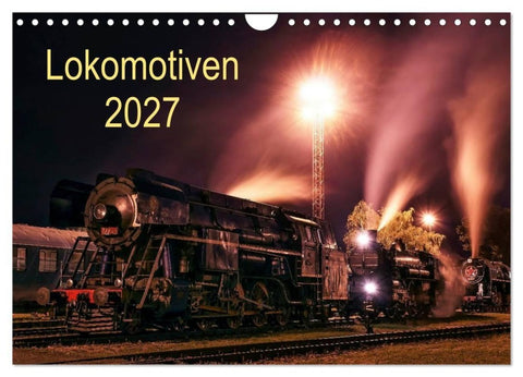 Lokomotiven 2027 (Wandkalender 2027 DIN A4 quer), CALVENDO Monatskalender