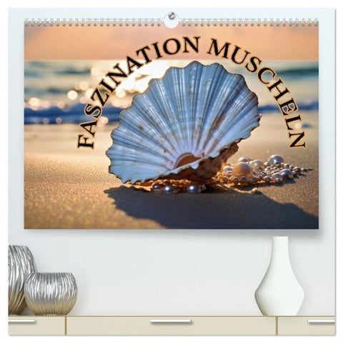 Faszination Muscheln (hochwertiger Premium Wandkalender 2027 DIN A2 quer), Kunstdruck in Hochglanz