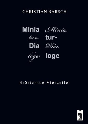 Miniatur-Dialoge