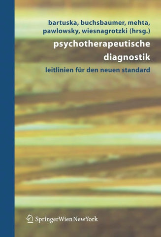 Psychotherapeutische Diagnostik