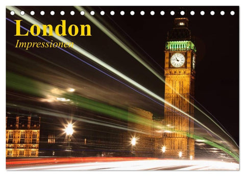 London ¿ Impressionen (Tischkalender 2026 DIN A5 quer), CALVENDO Monatskalender