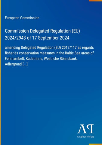 Commission Delegated Regulation (EU) 2024/2943 of 17 September 2024